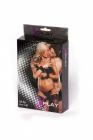 X Play Red Fur Lined Wrist Cuffs
