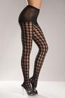 Lycra Crochet Patterned Pantyhose