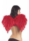 Feather Wings 23inX15in Red