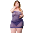 Naughty Girl Mesh Tube Dress Violet Q/S Sex Toy Product