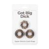 Power Bullet Got Big Dick 3pk Rings Sex Toy Product Image 1