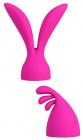 Palm Pleasure 2 Silicone Heads Pink Attachments Sex Toy Product