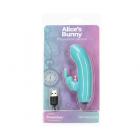 Power Bullet Alices Bunny 4in 10 Function Bullet Teal Sex Toy Product