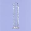 Addiction Crystal 9 Vertical Dong Clear Tpe W/ Bullet " Sex Toy Product Image 4