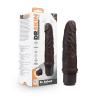 Dr. Skin Silicone Dr. Robert 7 In Vibrating Dildo Brown Sex Toy Product Image 1