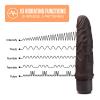 Dr. Skin Silicone Dr. Robert 7 In Vibrating Dildo Brown Sex Toy Product Image 3