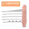 Dr. Skin Silicone Dr. David 8 In Vibrating Dildo Beige Sex Toy Product Image 3