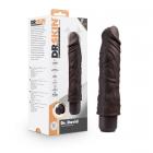 Dr. Skin Silicone Dr. David 8 In Vibrating Dildo Brown Sex Toy Product