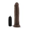 Dr. Skin Dr. Throb 9.5 inches Vibrating Cock Suction Cup Brown Sex Toy Product Image 1