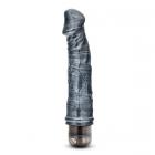 Jet Midnight Carbon Metallic Black Vibrating Dildo Sex Toy Product