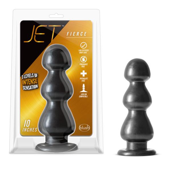 Jet Fierce Carbon Black Metallic Butt Plug Sex Toy Product