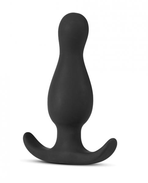 Anal Adventures Platinum Curve Plug Black Sex Toy Product