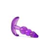 B Yours Triple Bead Anal Plug Purple Sex Toy Product Image 4