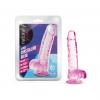 Naturally Yours 6in Rose Crystalline Dildo Sex Toy Product Image 1