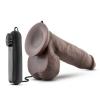 X5 Plus 8 inches Realistic Cock Chocolate Vibrating Sex Toy Product Image 4