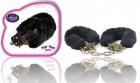 Playtime Cuffs Black Fur