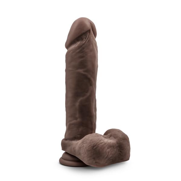 Au Naturel 9.5 Inches Dildo with Suction Cup Brown Sex Toy Product