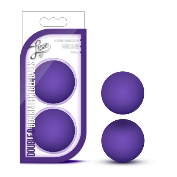 Luxe Double O Beginner Kegel Balls Purple Sex Toy Product