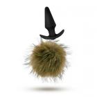 Pom Plugs Fur Pom Pom Brown Sex Toy Product