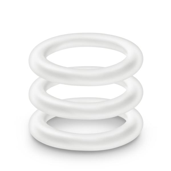 Performance VS2 Silicone Cock Rings Small White Sex Toy Product