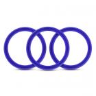 Performance VS1 Pure Premium Silicone Cockrings Medium Indigo Sex Toy Product