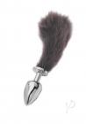Chloe Small Silver Plug with Short Black Tail Sex Toy Product