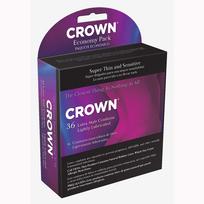 Crown Latex Condoms 36 Economy Pack Sex Toy Product