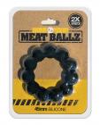 Boneyard Meat Ballz 45mm Cock Ring Black Sex Toy Product