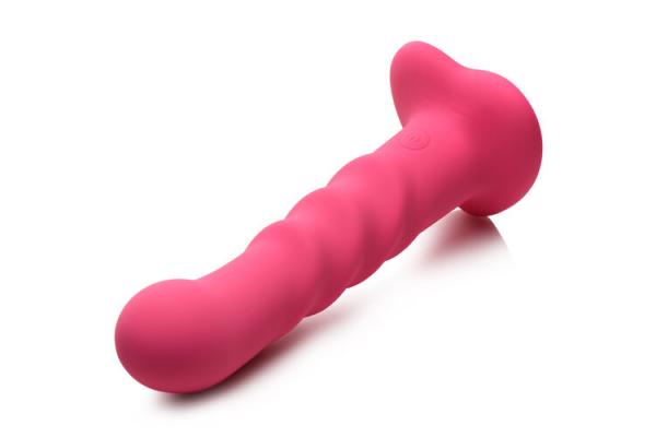 Simply Sweet Vibrating Ribbed Silicone Dildo W/ Remote Sex Toy Product