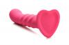 Simply Sweet Vibrating Ribbed Silicone Dildo W/ Remote Sex Toy Product Image 4