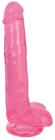 Lollicock 8 inches Slim Stick Dildo Balls Pink Cherry Ice Sex Toy Product