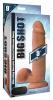 Big Shot Liquid Silicone 9 inches Vibrating Dildo With Balls Beige Sex Toy Product Image 2