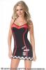 Racer Dress W/ 3 Racing Patches Blk/Red Os