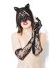 Cat Mask & Glove Set Black O/s Sex Toy Product Image 1
