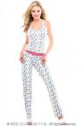 Pants Heart Print White (Small)