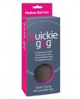 Quickie Ball Gag Medium Black Sex Toy Product