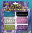 Super Stretch Vibrator Finger Sleeves 6Pc