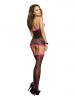 Stretch Lace Halter Garter Dress O/S Sex Toy Product Image 2