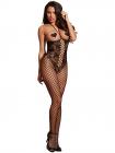 Open Cup Bodystocking Lace Black O/S Sex Toy Product