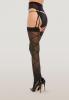 Sheer Crisscross Stockings Black O/s Sex Toy Product Image 2