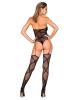 Fishnet Garter Teddy Bodystocking Black O/s Sex Toy Product Image 4