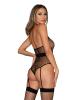 Fence Net Garter Teddy Black O/s Sex Toy Product Image 2