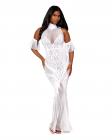 Bodystocking Gown White O/s Sex Toy Product