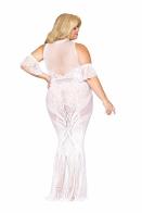 Bodystocking Gown White Q/s Sex Toy Product