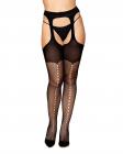Fishnet Suspender Garter Pantyhose O/s Sex Toy Product