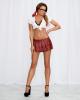 Homeroom Hottie Schoolgirl Costume White Red O/S Sex Toy Product Image 1
