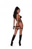 Bra Garter Belt & Restraints Black O/s Sex Toy Product Image 3