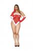 Naughty List Seamless Fishnet Santa Teddy Lipstick Red Q/s Sex Toy Product Image 1