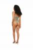 Ditsy Floral Printed Lace Bustier & G-string Set Ocean O/s Sex Toy Product Image 1