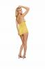 Stretch Lace & Dot Babydoll & G-string Set Citrus O/s Sex Toy Product Image 1